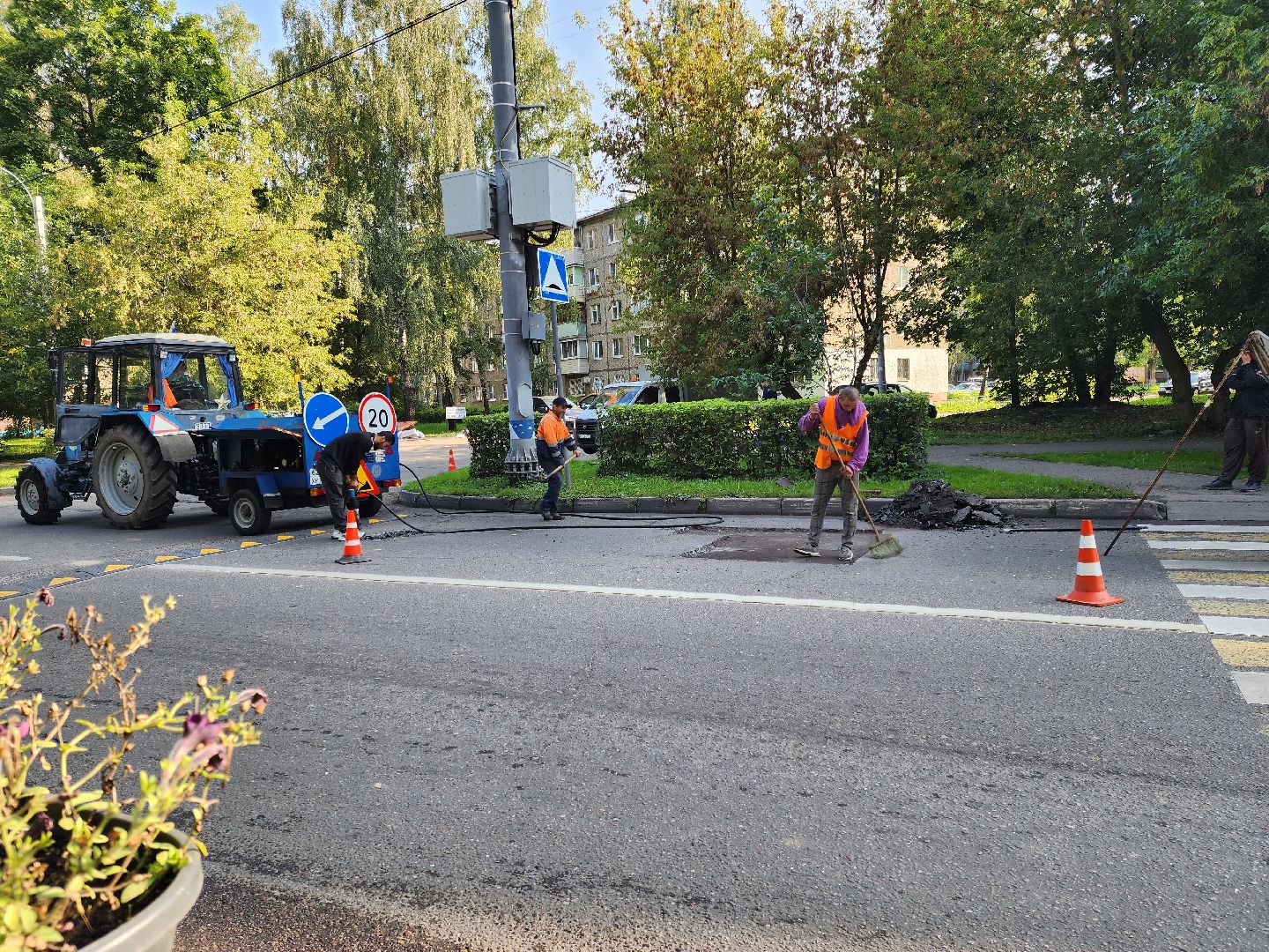 Подольск, ямочный ремонт, дороги, благоустройство дорог,