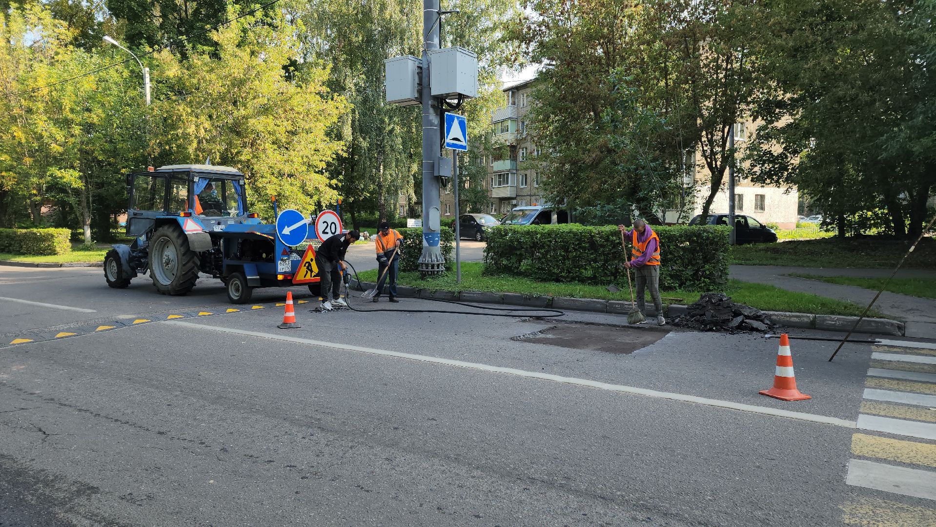 Подольск, ямочный ремонт, дороги, благоустройство дорог,