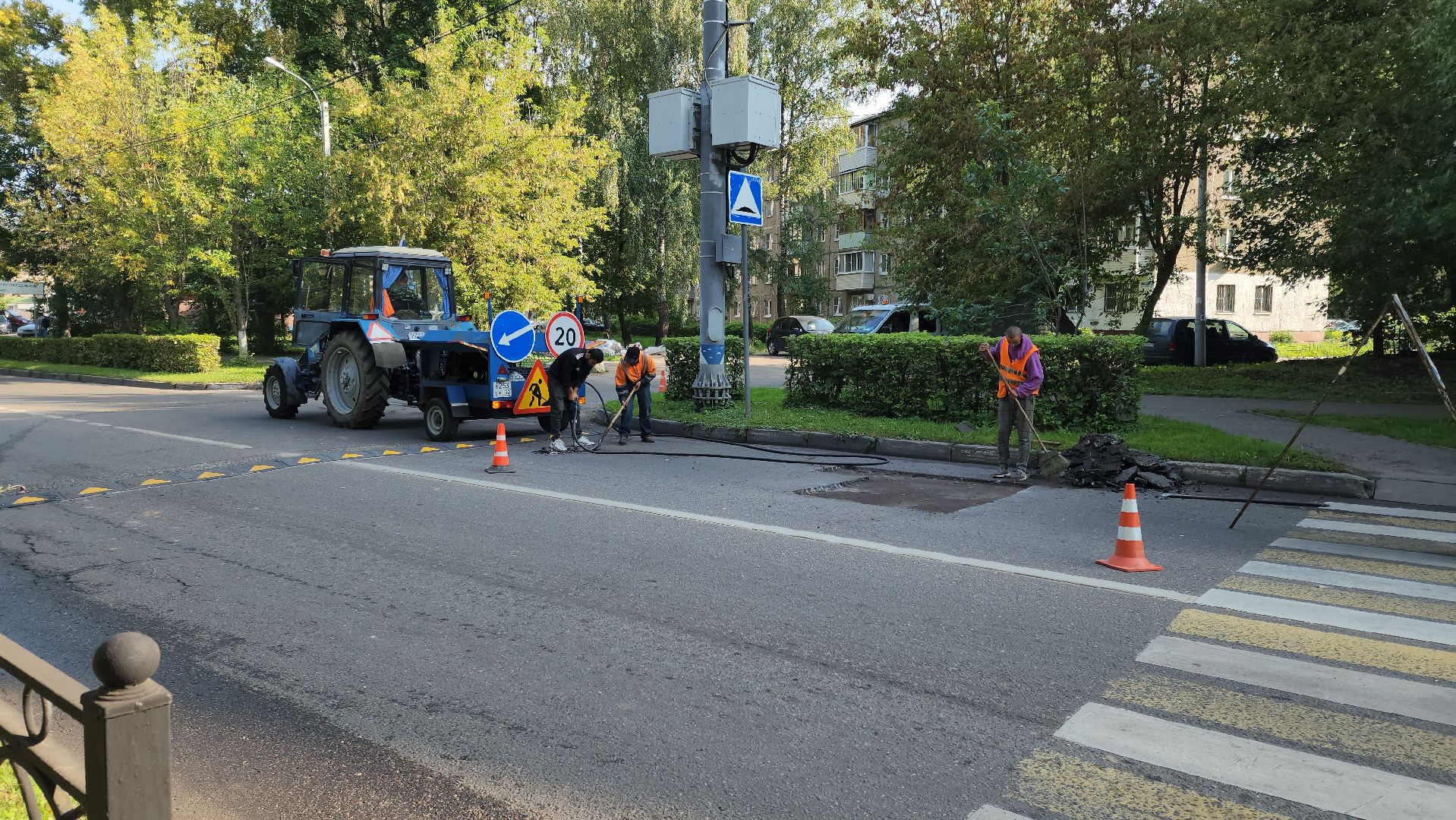 Подольск, ямочный ремонт, дороги, благоустройство дорог,