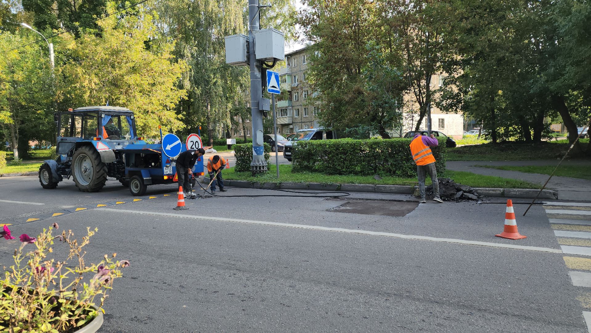 Подольск, ямочный ремонт, дороги, благоустройство дорог,
