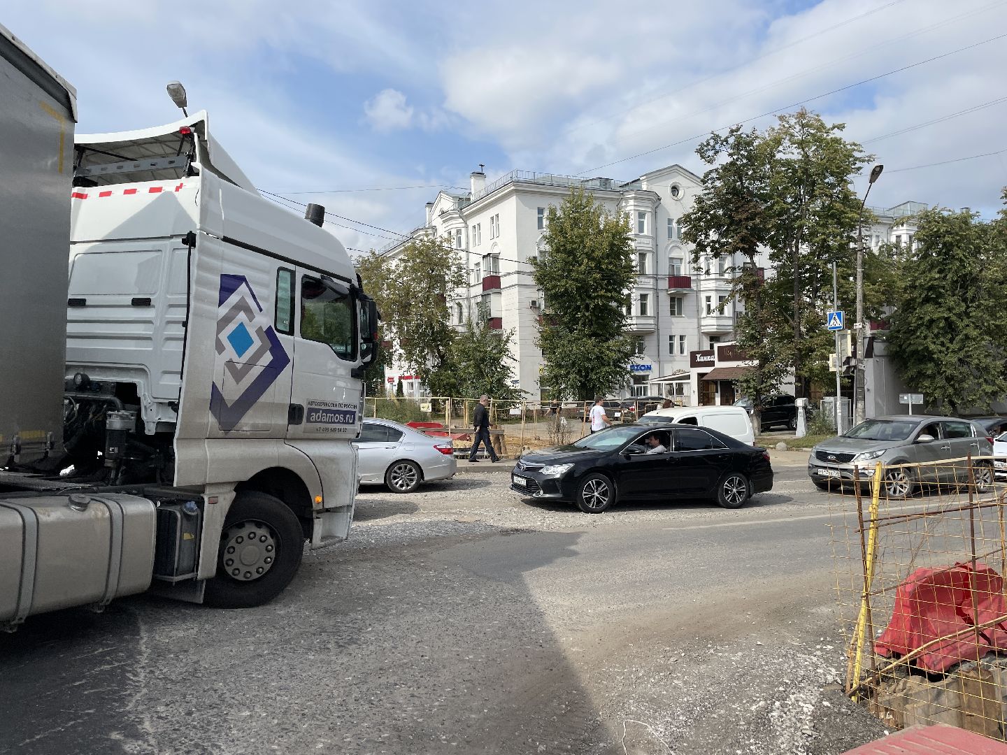 Проезд, проспект, ремонт, движение