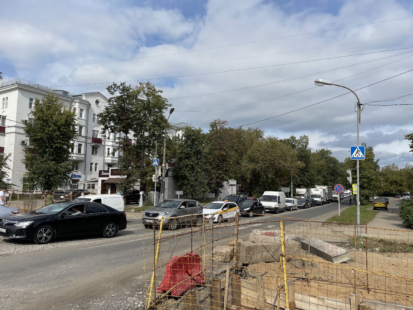 Проезд, проспект, ремонт, движение