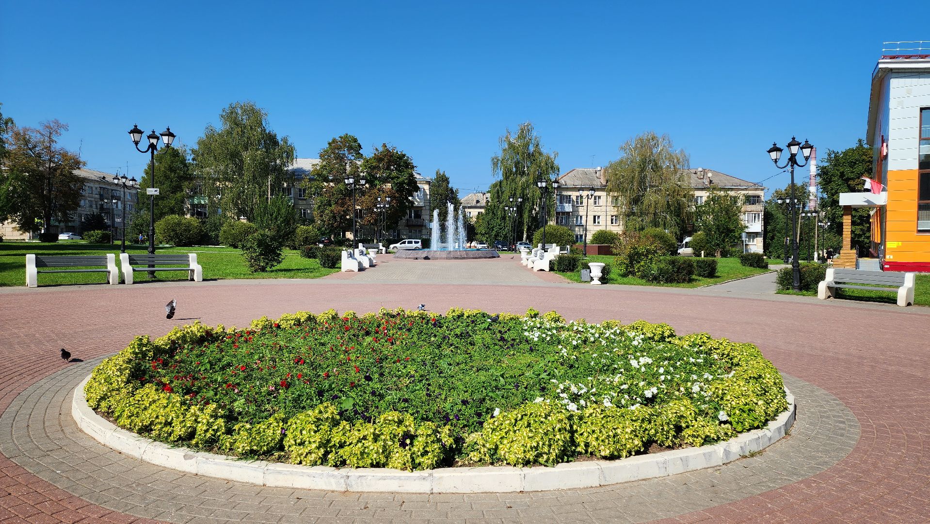 Кашира, фонтан, сквер, благоустройство