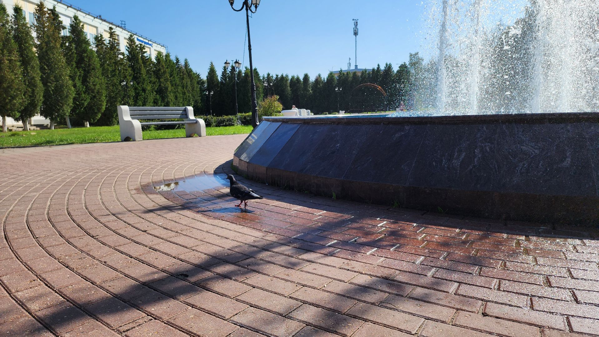 Кашира, фонтан, сквер, благоустройство