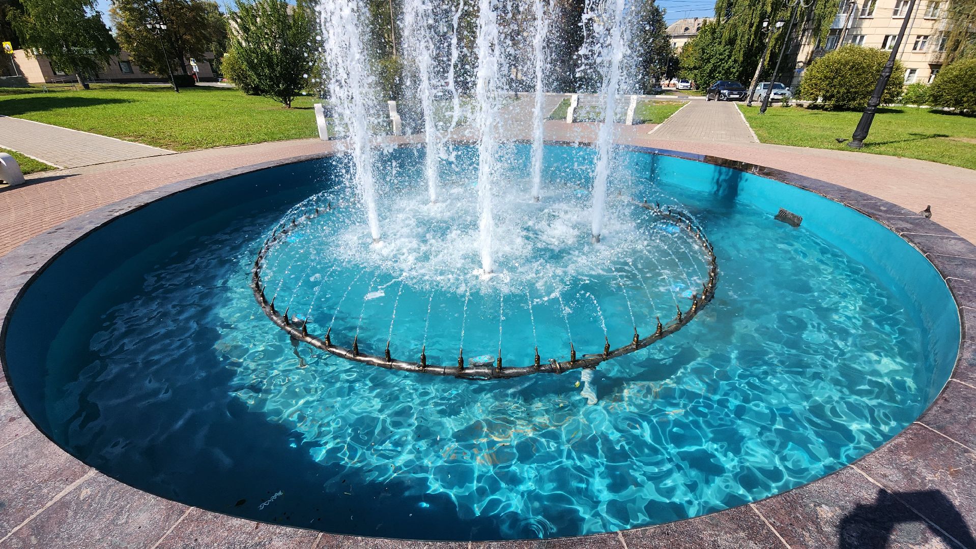 Кашира, фонтан, сквер, благоустройство