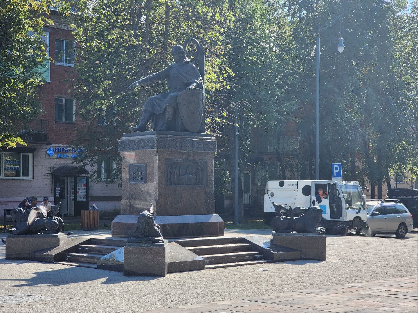 Егорьевск, проспект Ленина, уборка улиц,