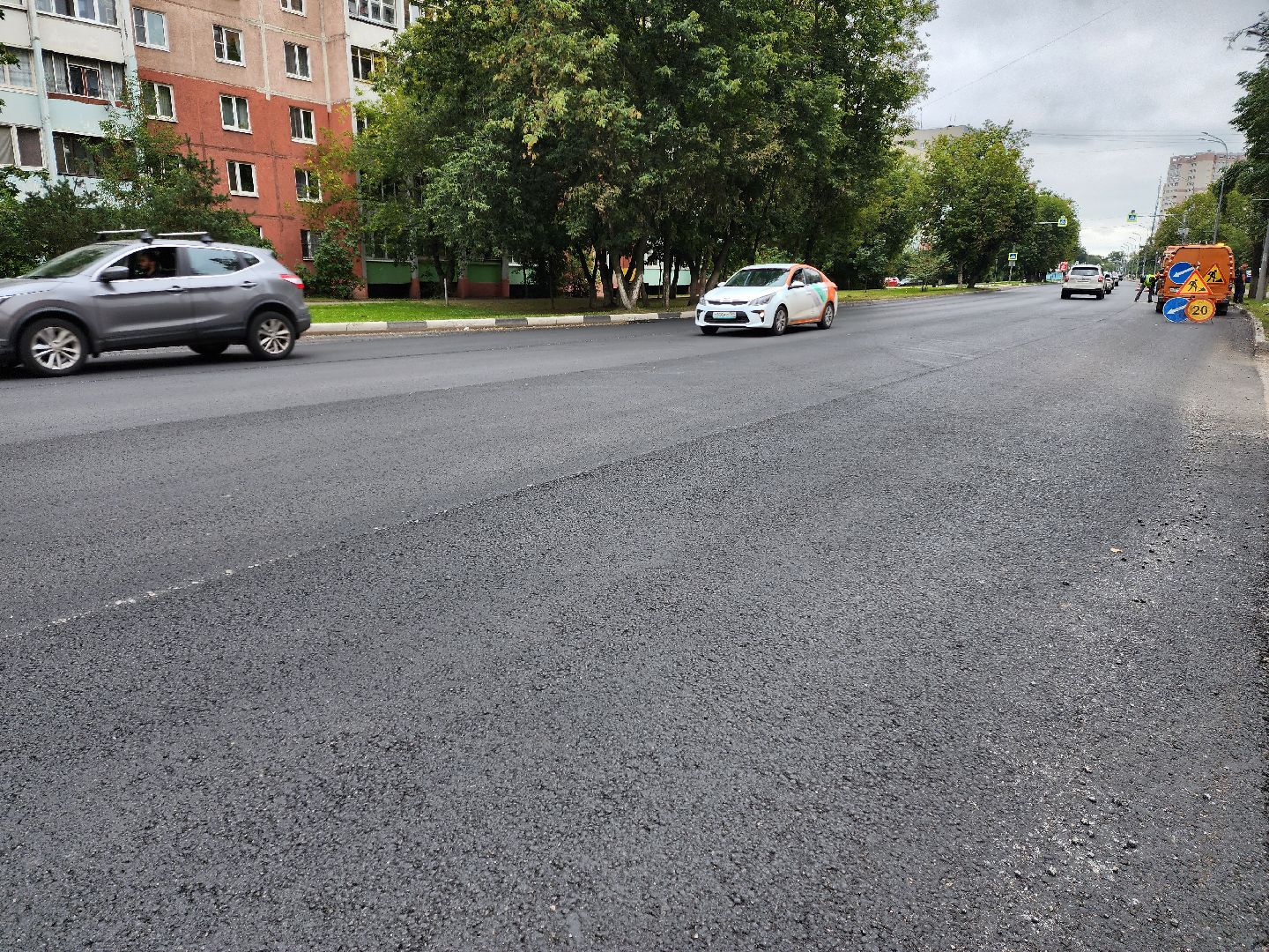 Раменское, дороги, ремонт автомобильной дороги на улице Чугунова