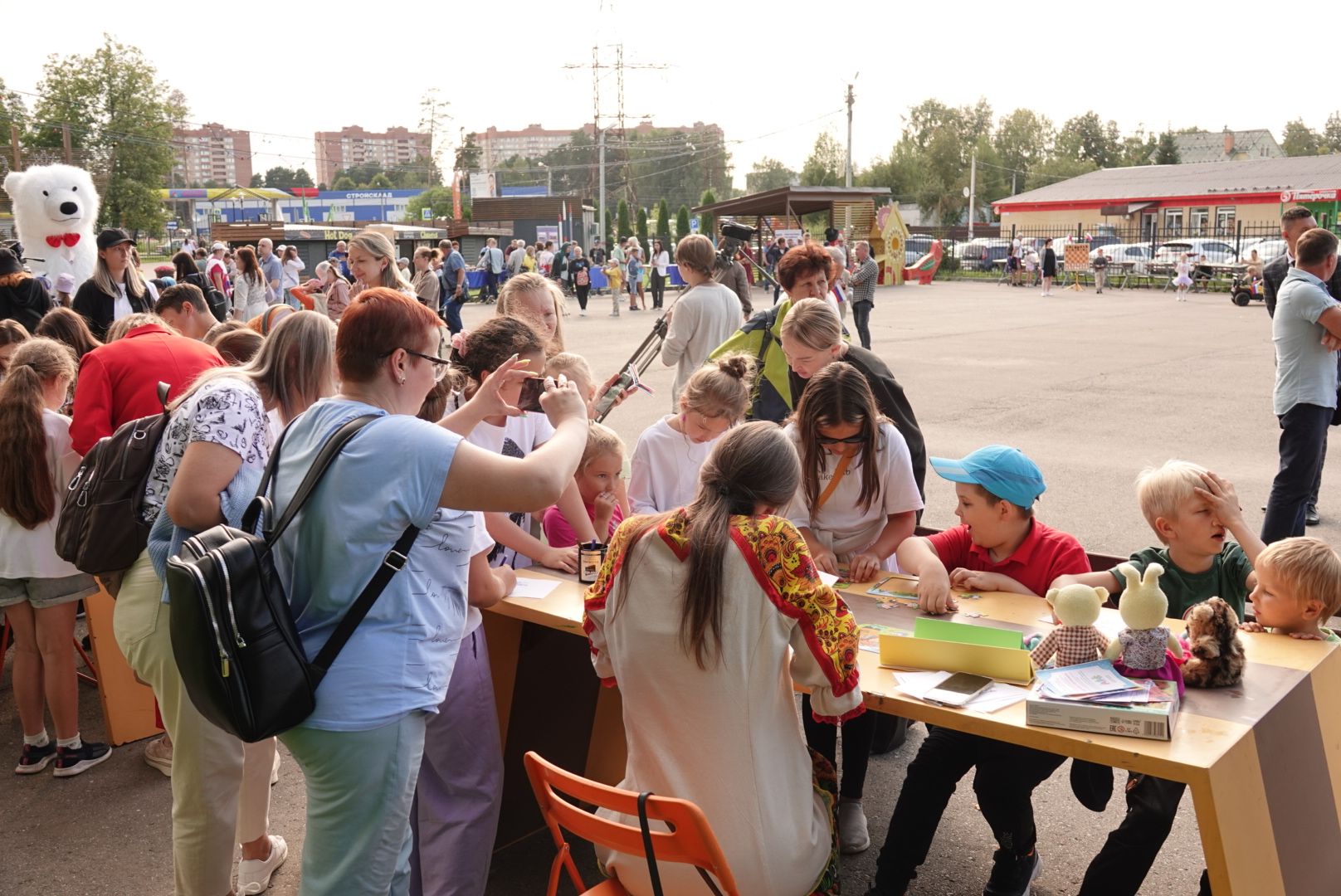 Сергиево-Посадский городской округ, Сергиев Посад, Парк, Скитские пруды, День флага, Праздник, Дети