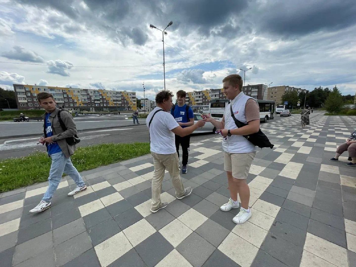 Сергиево-Посадский городской округ, Сергиев Посад, Пересвет, День флага, Флешмоб, МГЕР