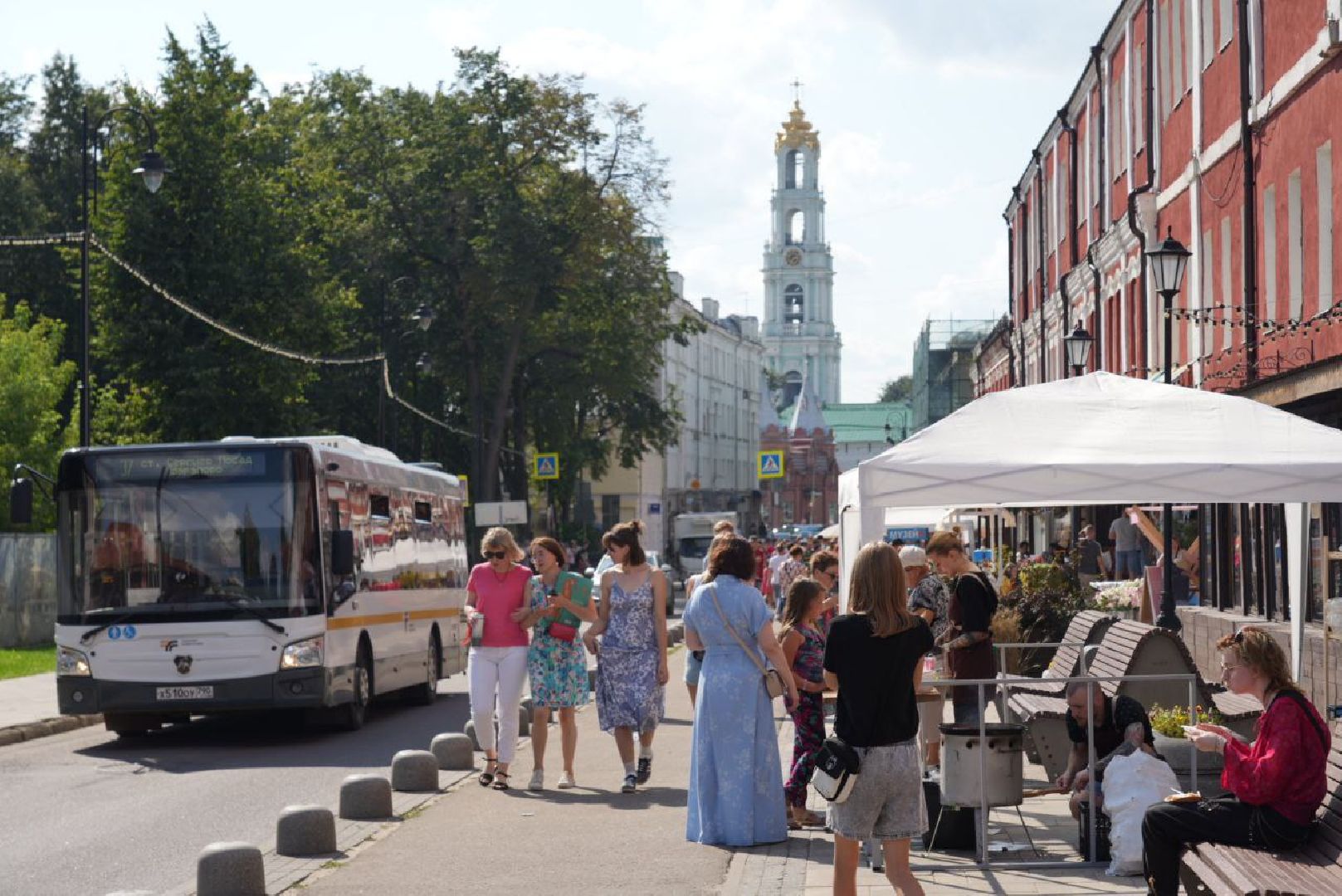 Сергиево-Посадский городской округ, Сергиев Посад, Фестиваль, Культура, Жители, Пешеходная зона, Благоустройство, Перемены