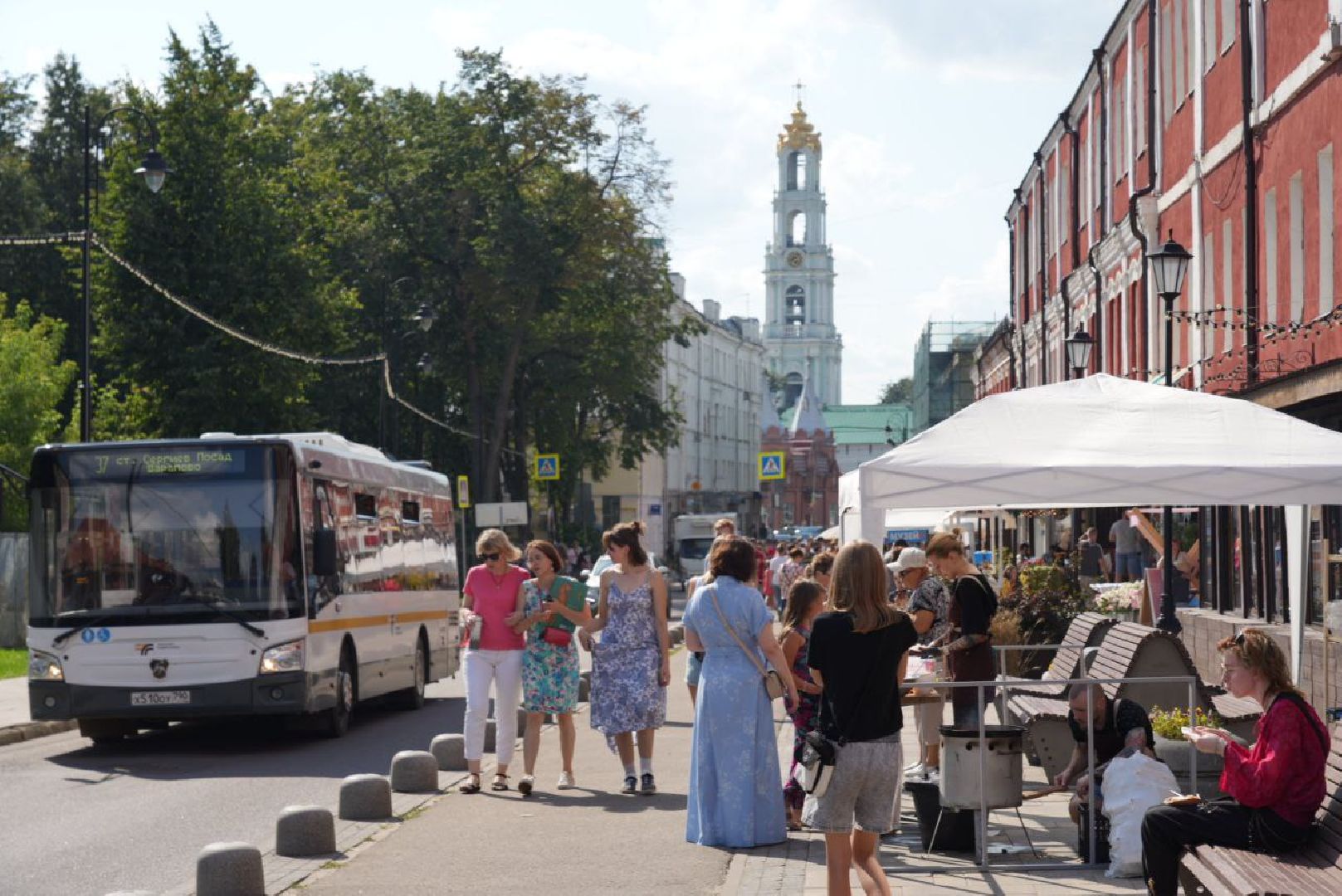 Сергиево-Посадский городской округ, Сергиев Посад, Фестиваль, Культура, Жители, Пешеходная зона, Благоустройство, Перемены