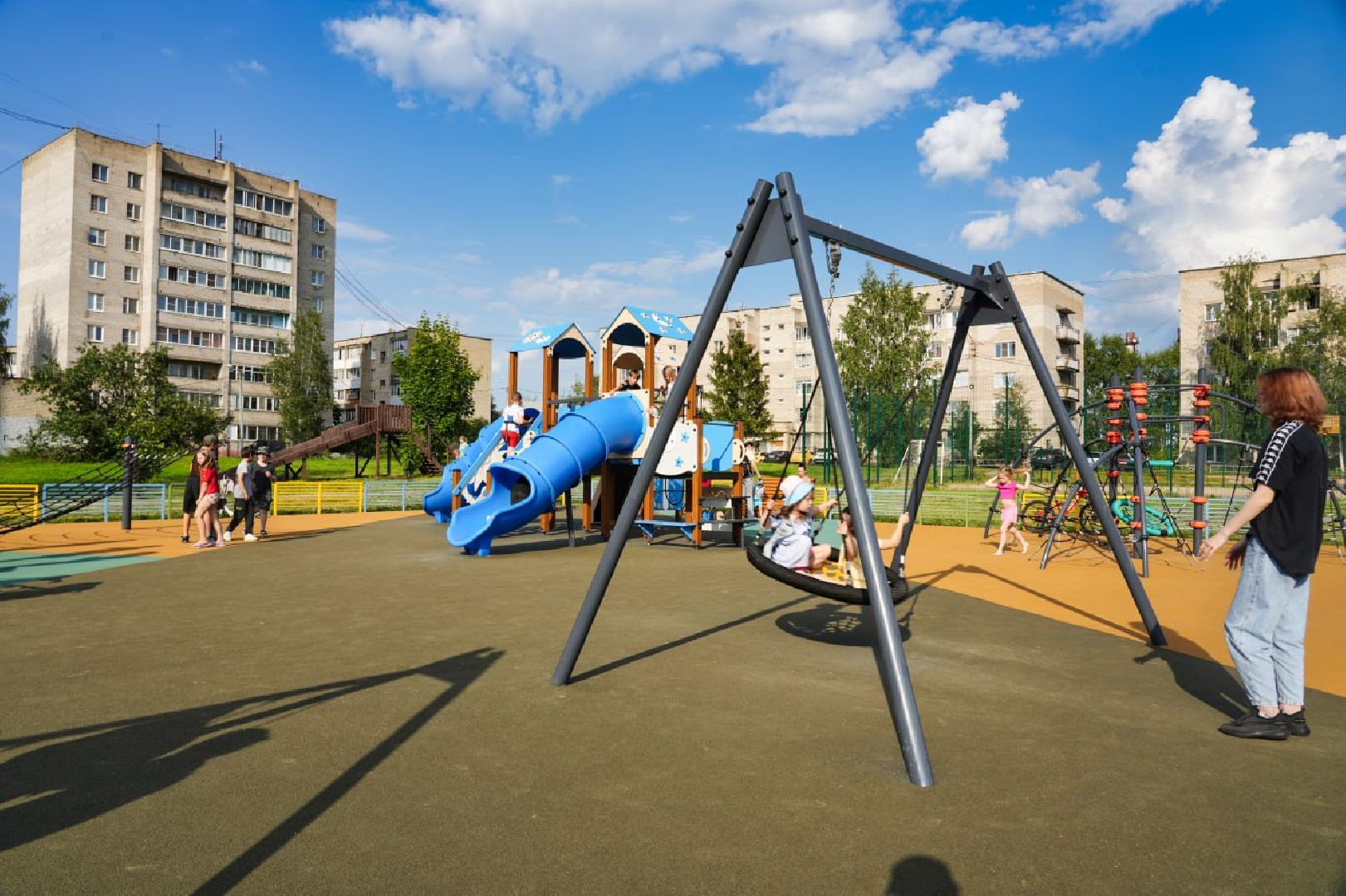 Сергиево-Посадский городской округ, Сергиев Посад, Реммаш, Дети, Детская площадка