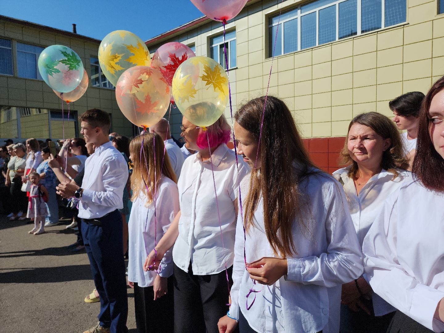 Кашира, СОШ №4, День знаний, 1 сентября, первоклассники