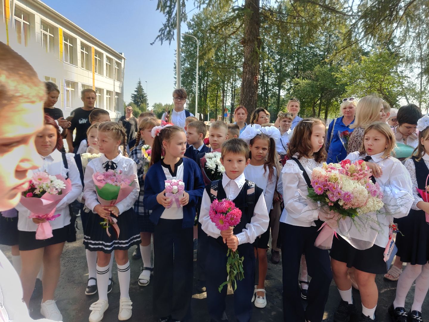 Красноармейск, Пушкинский, день знаний, капремонт школы