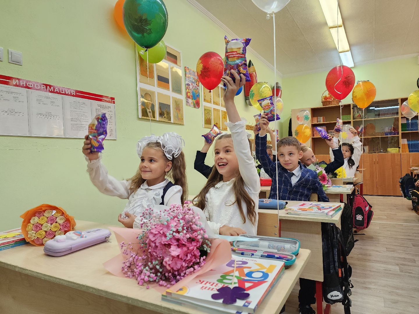 мороженое, школа, дети, губернатор,