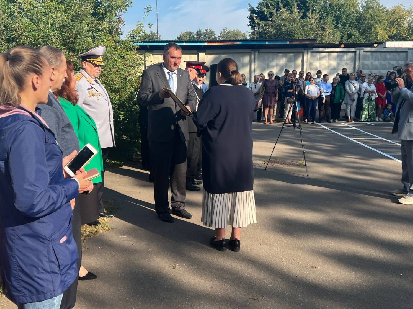Солнечногорск, кадеты, праздник, линейка, молебен