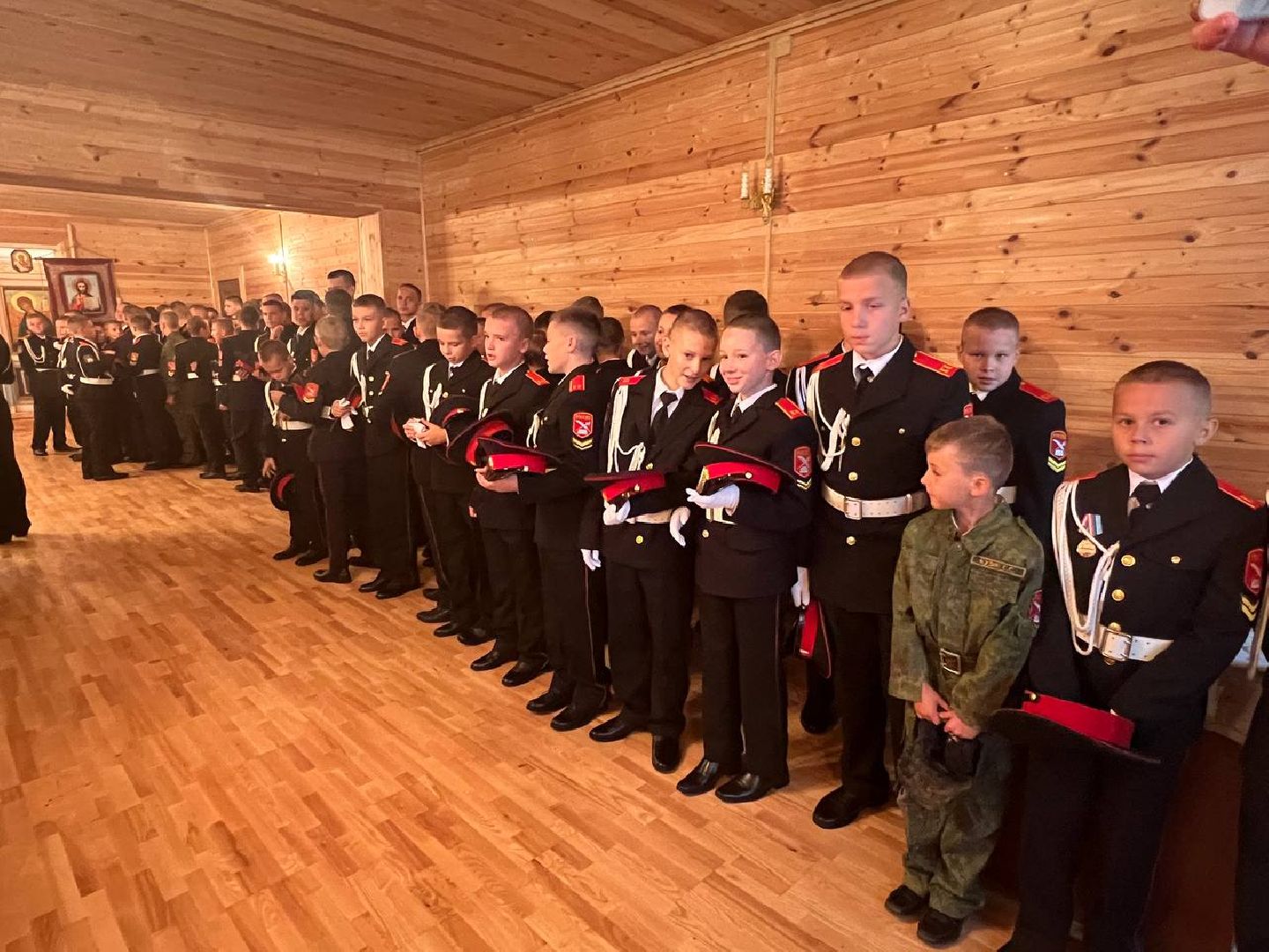 Солнечногорск, кадеты, праздник, линейка, молебен