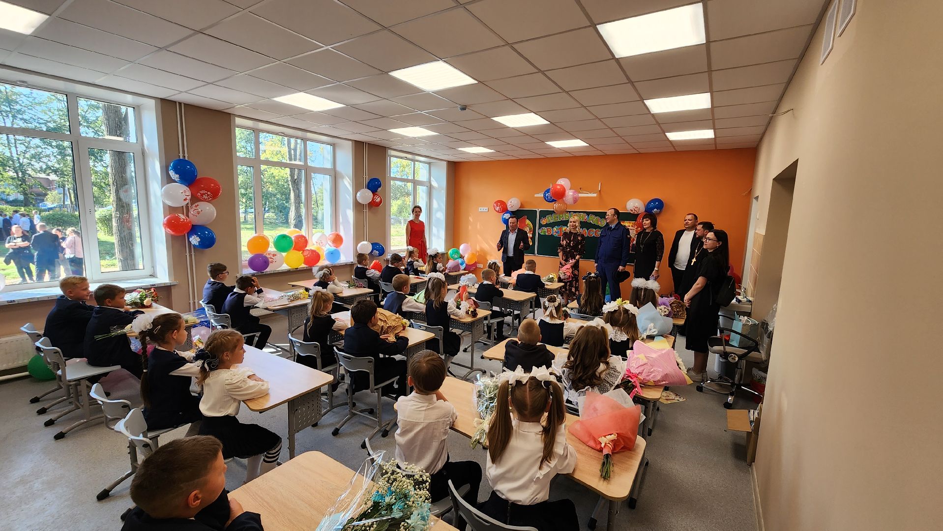 Егорьевск, школа, день знаний, капитальный ремонт, Губернатор, первый звонок