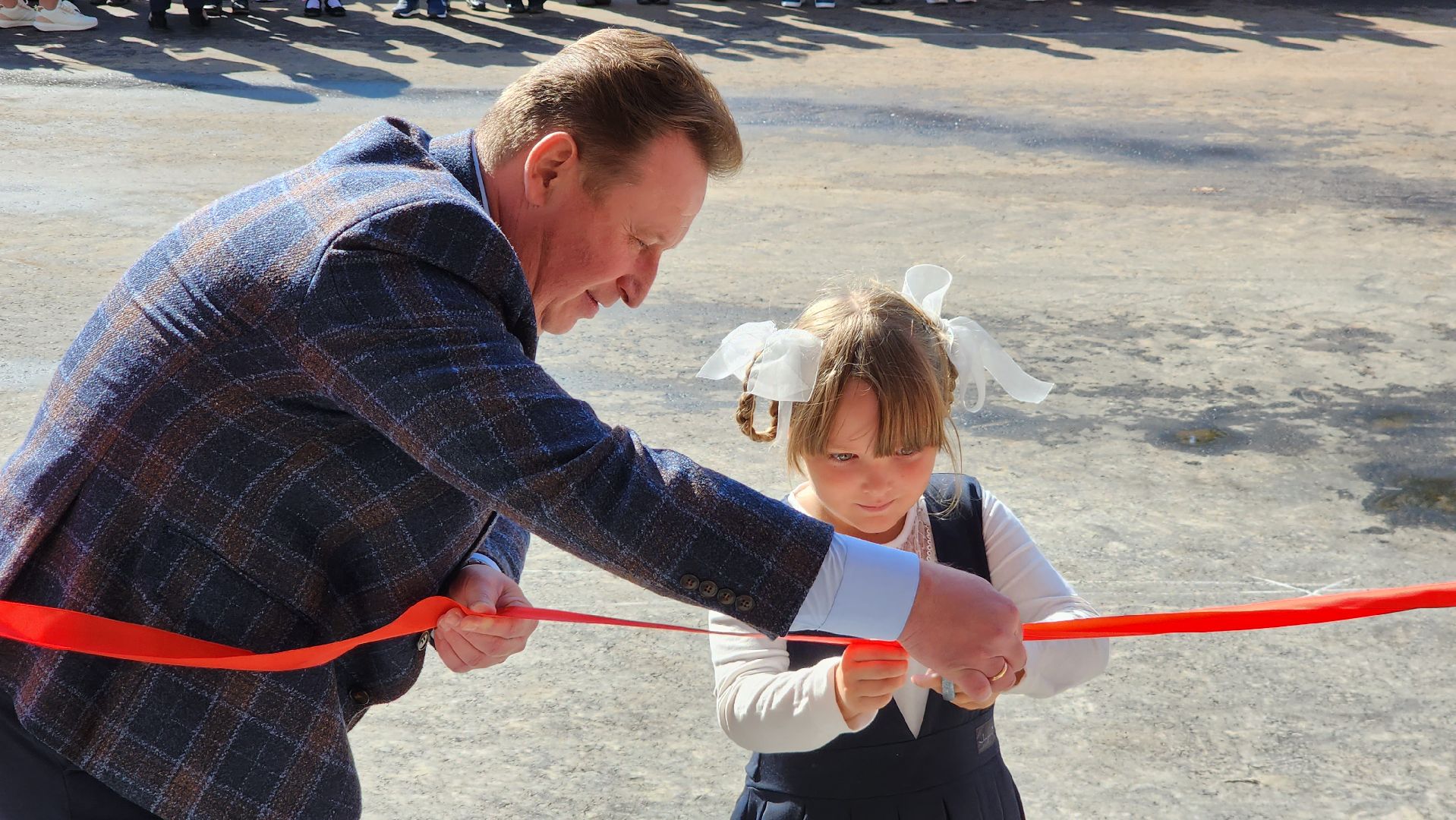 Егорьевск, школа, день знаний, капитальный ремонт, Губернатор, первый звонок