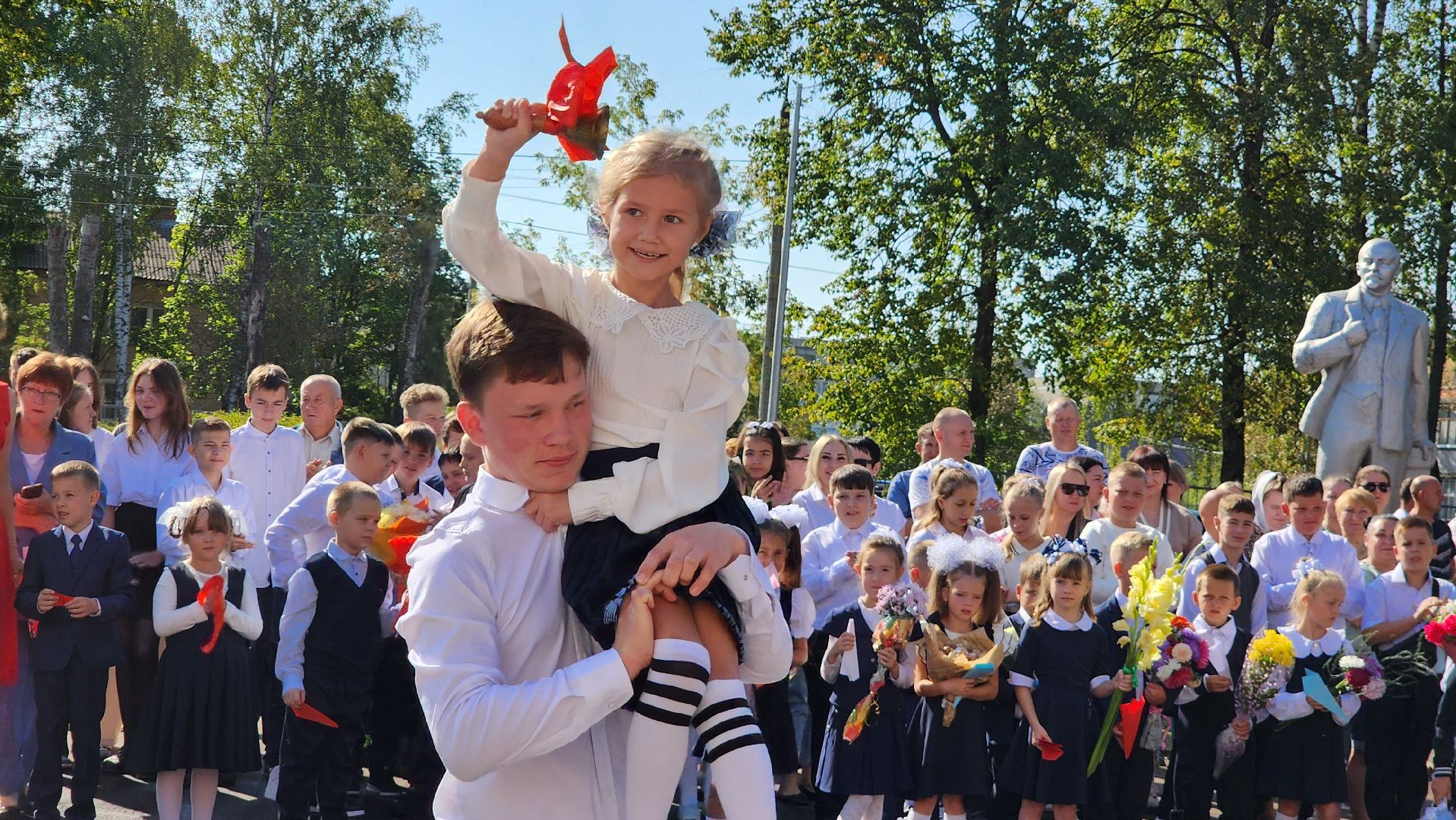 Егорьевск, школа, день знаний, капитальный ремонт, Губернатор, первый звонок