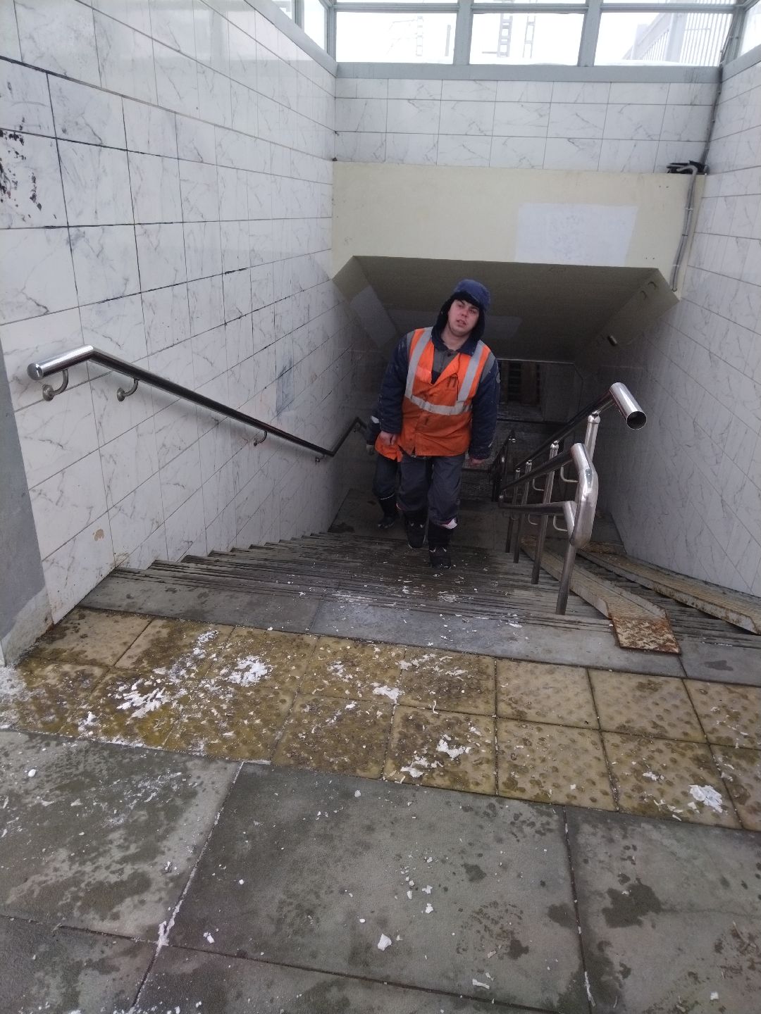 Благоустройство, подземный переход, пандус, подъёмник, платформа