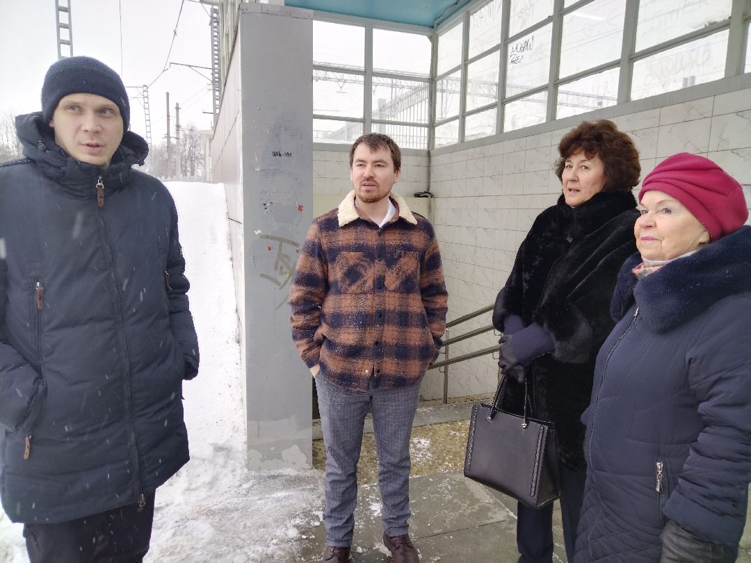 Благоустройство, подземный переход, пандус, подъёмник, платформа