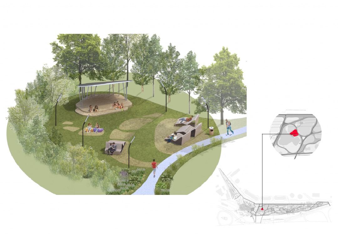 благоустройство, парк, арт-объект, деревья, облепиха, облепиховый сад, Реутов