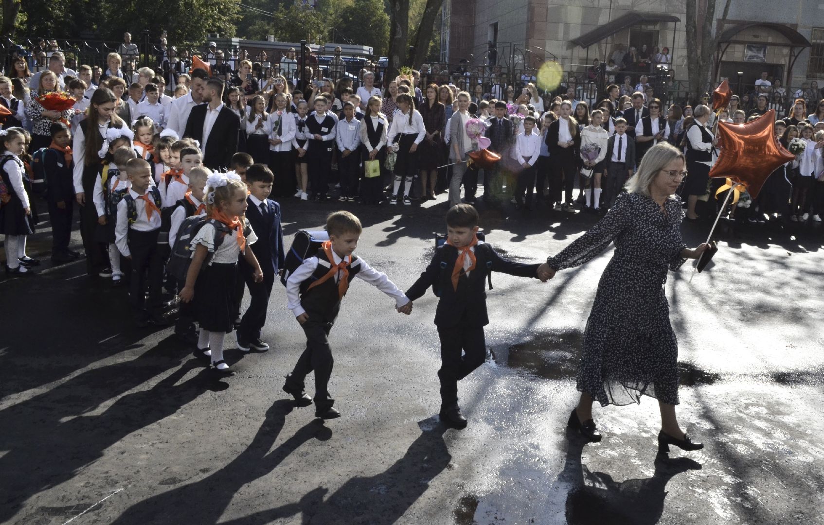 Балашиха, Подмосковье, День знаний, школы, капремонт школ