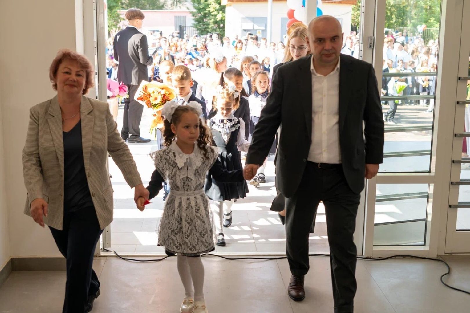 школа, 1 сентября, День знаний, ремонт в школе, Лосино-Петровский