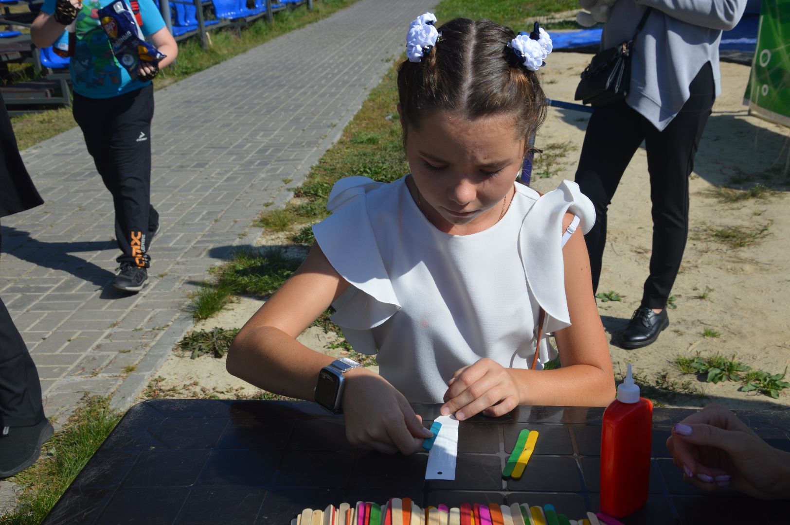 Шатура, парк, 1 сентября, День знаний