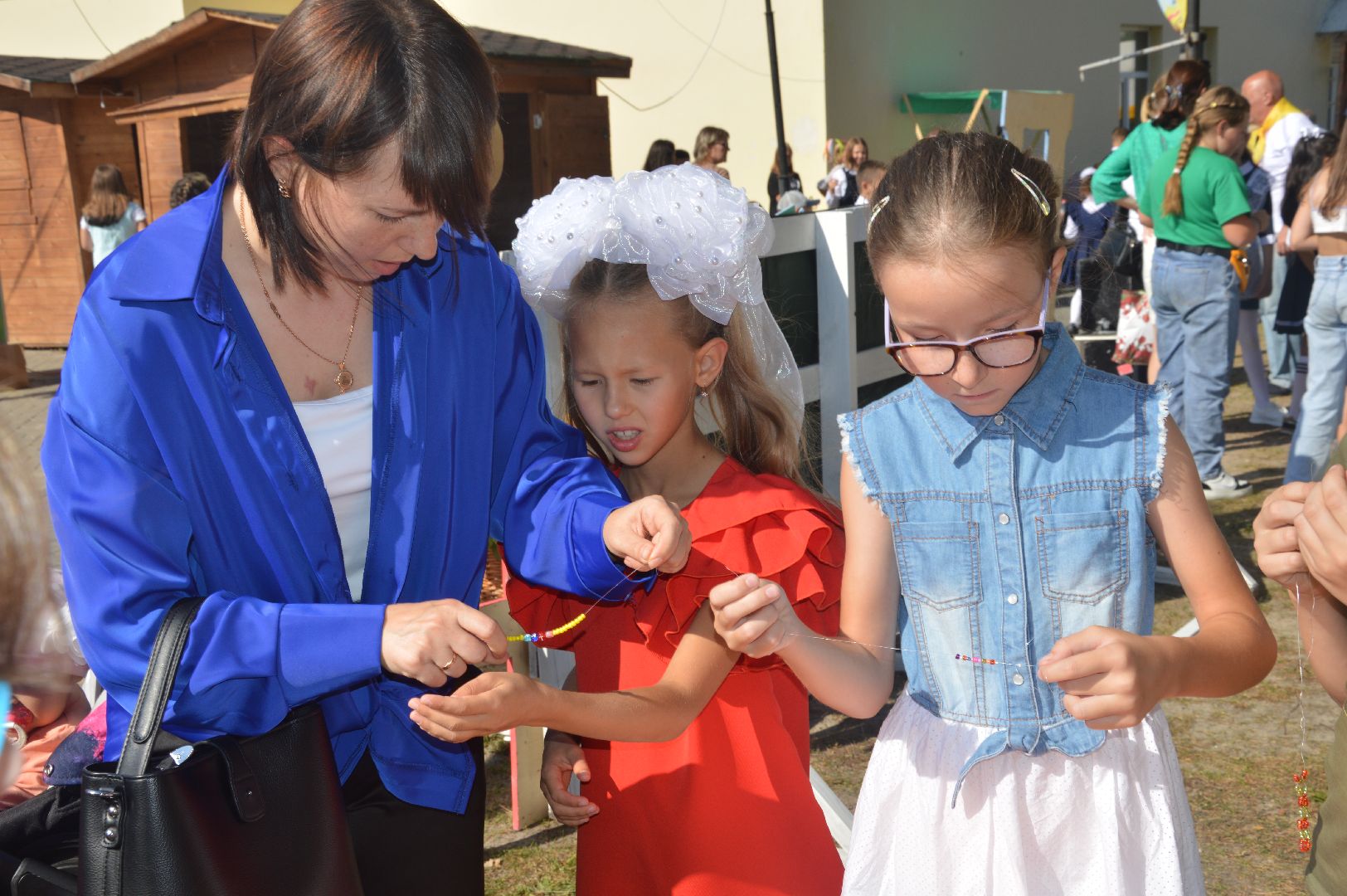 Шатура, парк, 1 сентября, День знаний