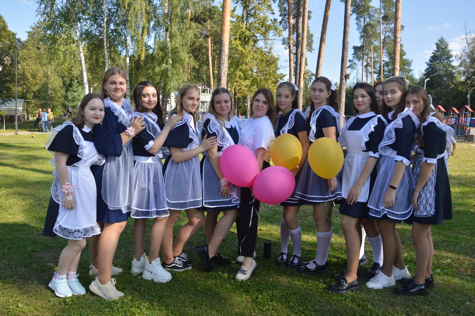 Шатура, парк, 1 сентября, День знаний