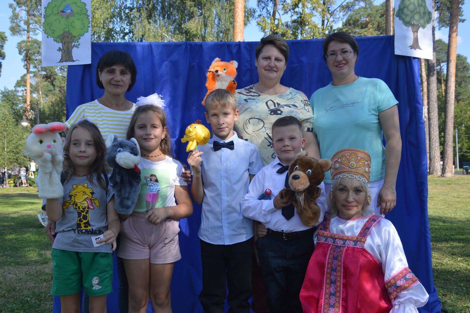 Шатура, парк, 1 сентября, День знаний