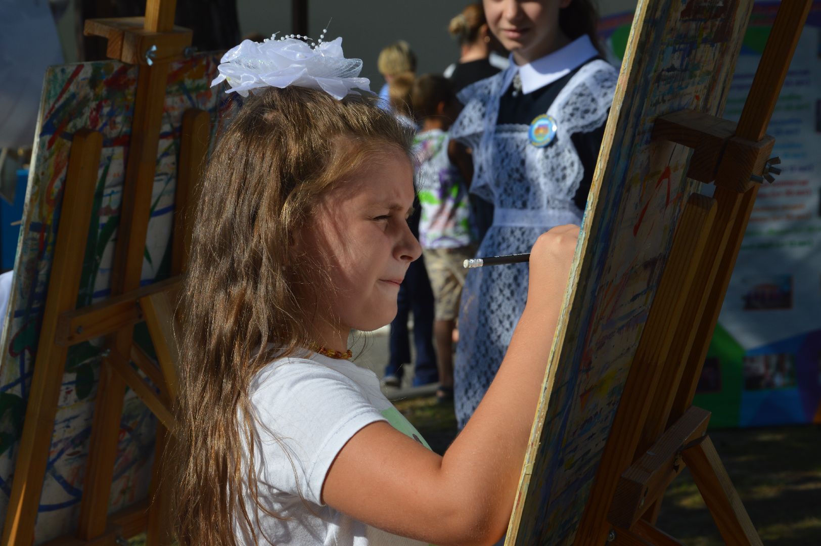 Шатура, парк, 1 сентября, День знаний