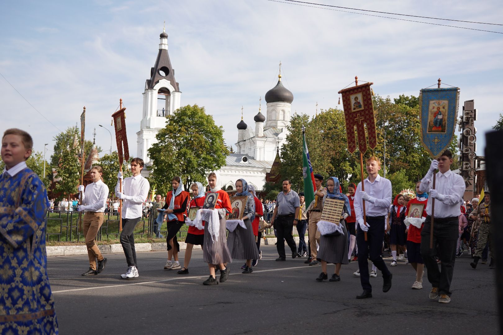 Егорьевск, крестный ход, храм
