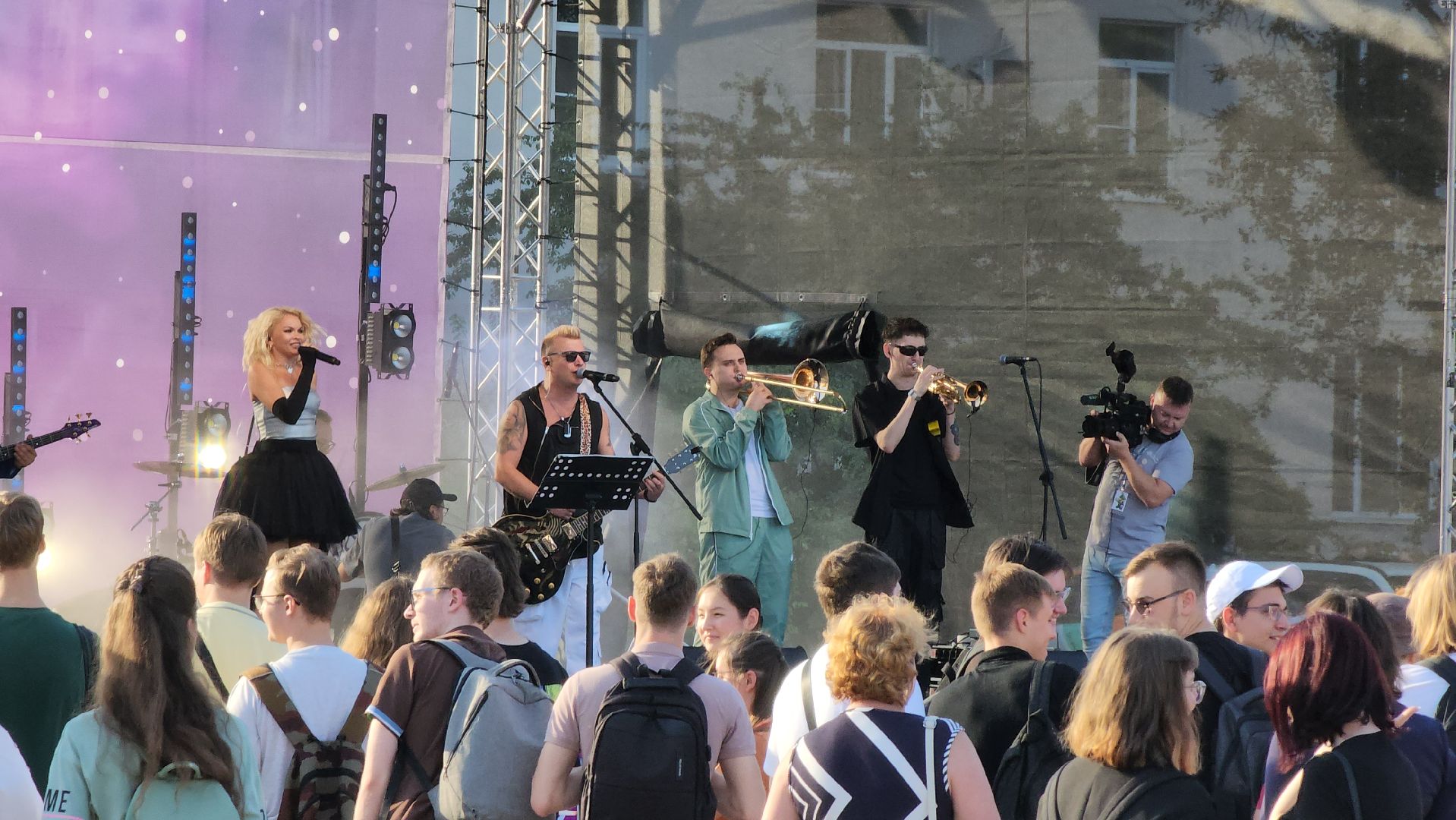 концерт, флешмоб, студенты, образование,