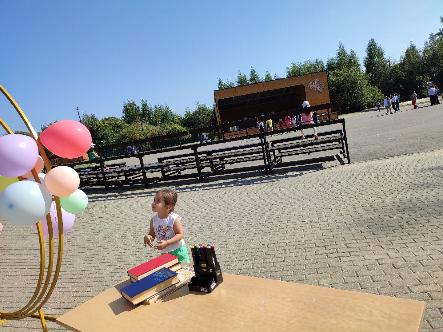 #первоесентября, #деньзнаний, #паркпобеды, #талдом, #дети, #добраялавка