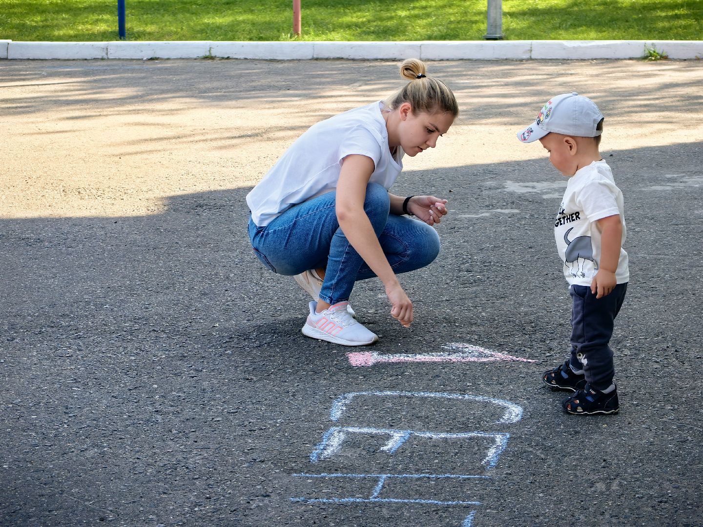Парк, конкурс, рисунок, День Знаний