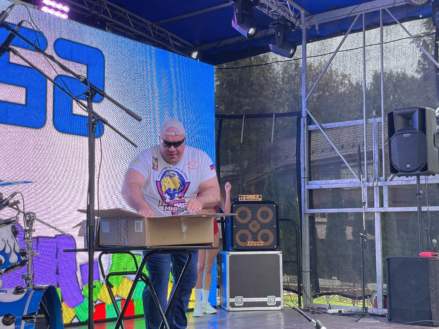 Спортсмен, рекорд России, сценический экстрим, люберцы