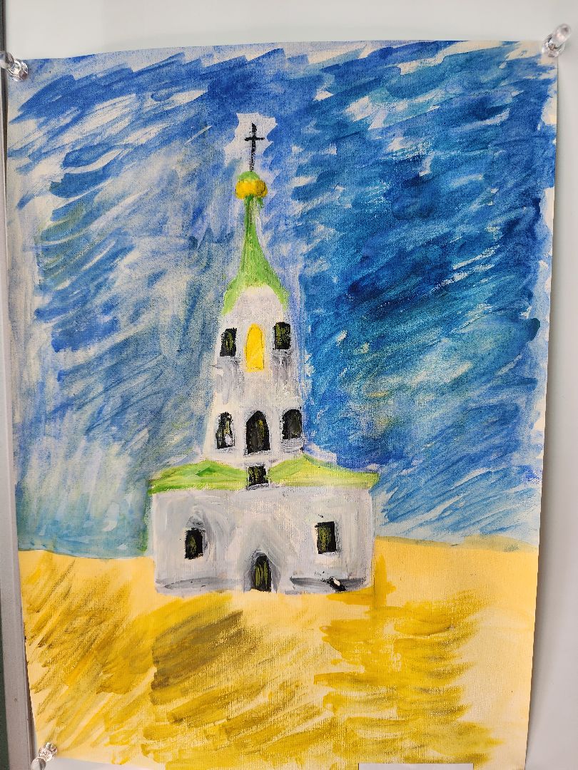 Егорьевск, храм, Александра Невского, рисунки, дети,