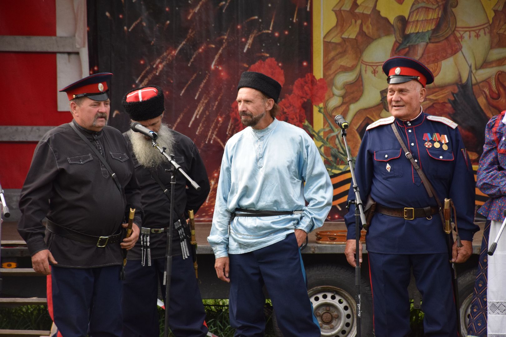 Павловский Посад, городской округ Павловский Посад, люди, праздник, казаки, ансамбль