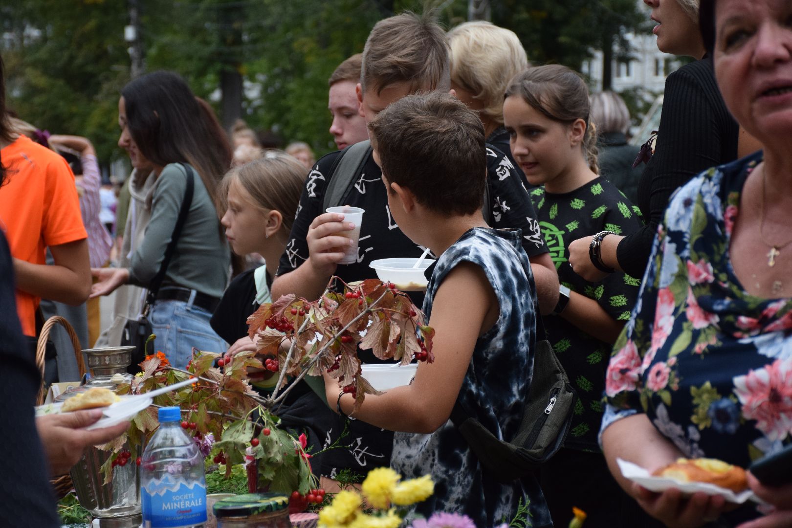 Павловский Посад, городской округ Павловский Посад, люди, парк, лето, еда, фестиваль