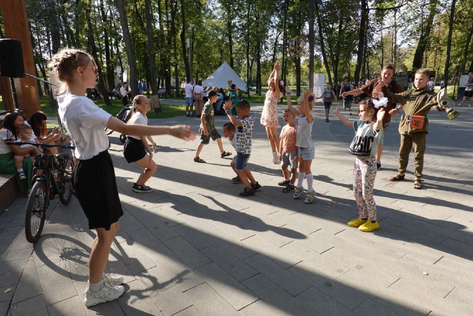 Серпухов, Подмосковье, парк, дети, День знаний, губернатор