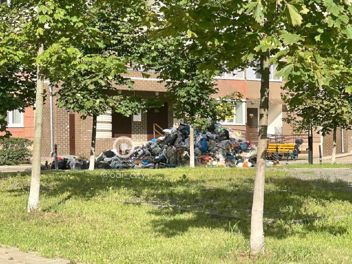 Одинцово, Гусарская баллада, мусор, пожар