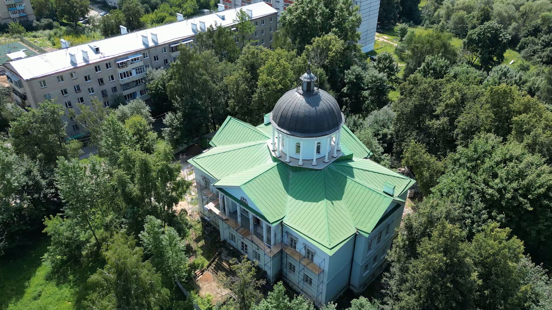 лыткарино, туризм, путешествие,церкви, видео с коптера,