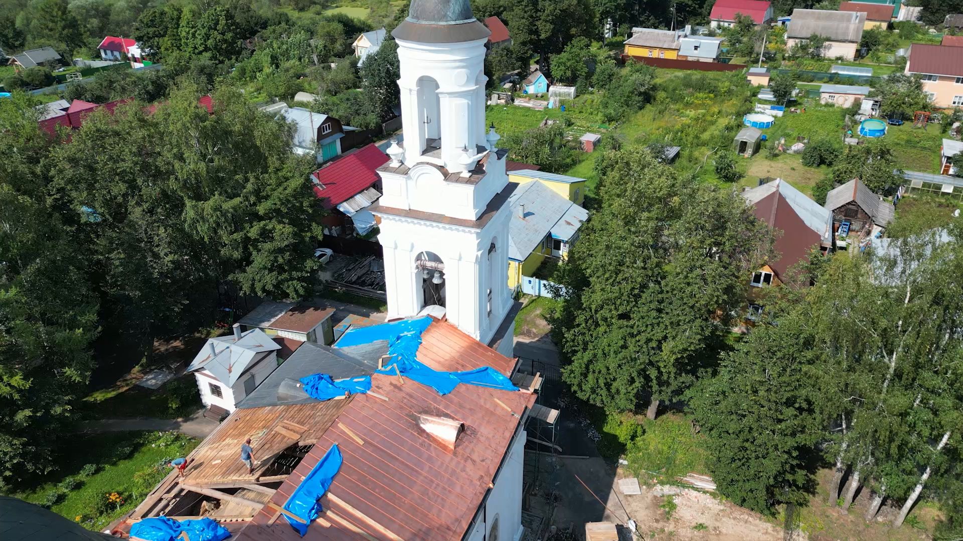 храм, туризм,фряново, видео с коптера,