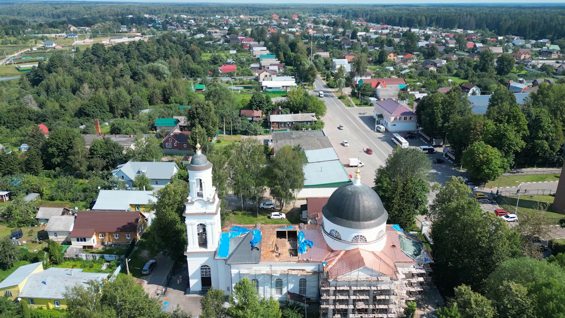 храм, туризм,фряново, видео с коптера,