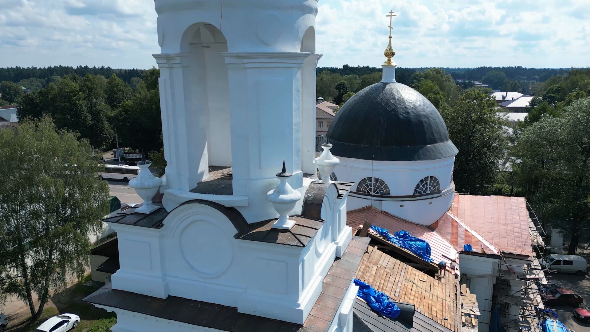 храм, туризм,фряново, видео с коптера,