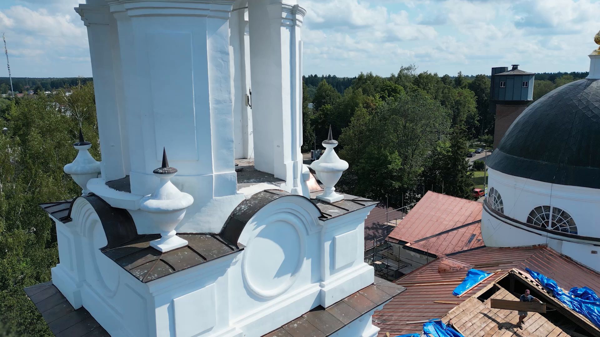 храм, туризм,фряново, видео с коптера,