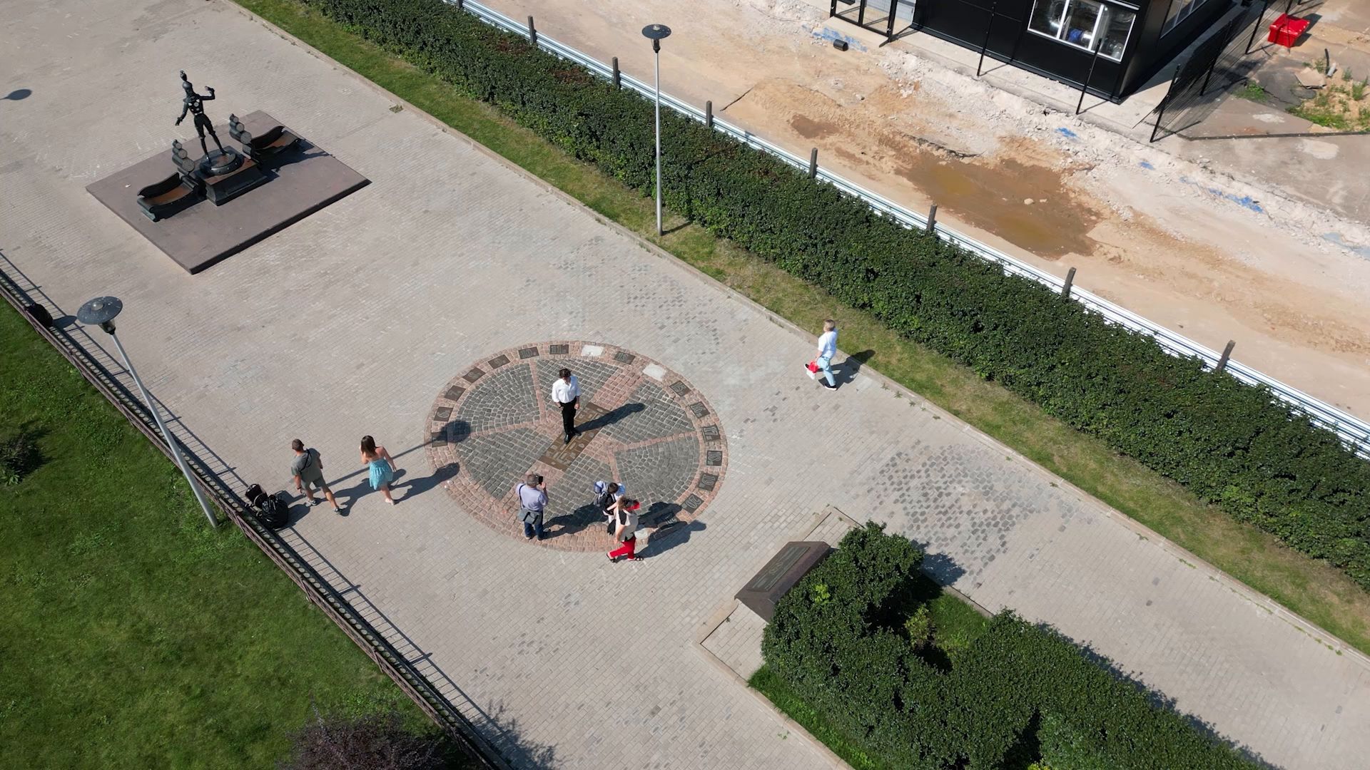 набережная, парк, прогулка,щёлково, видео с коптера,